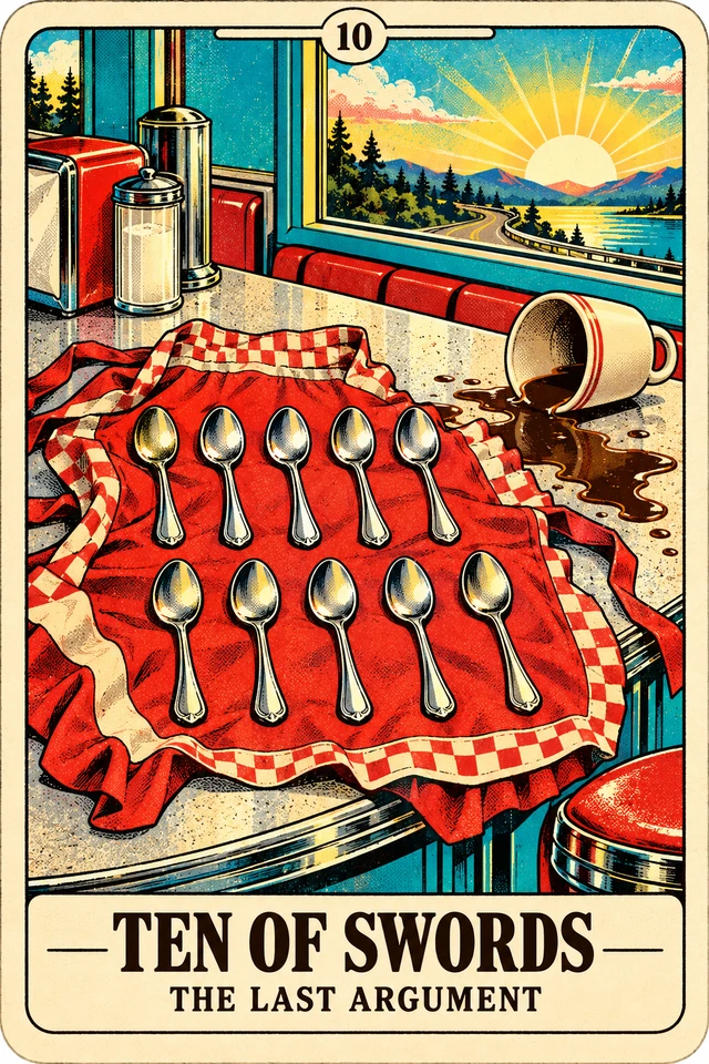 Ten of Swords — The Last Argument