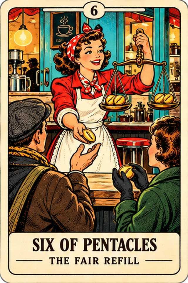 Six of Pentacles — The Fair Refill