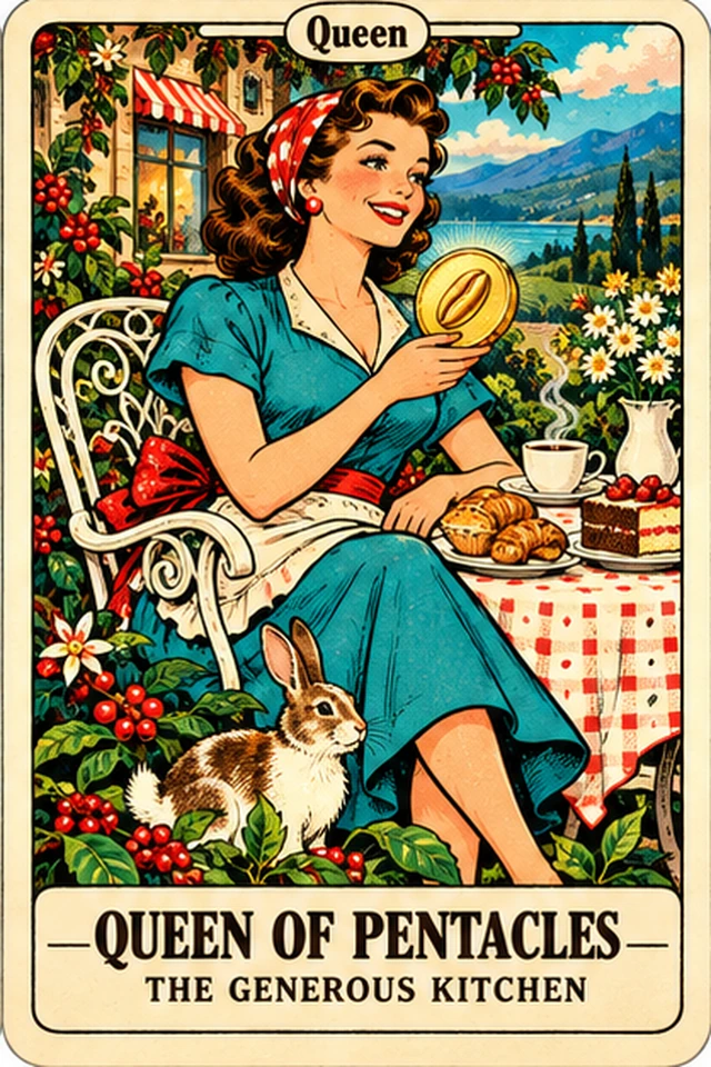 Queen of Pentacles — The Generous Kitchen