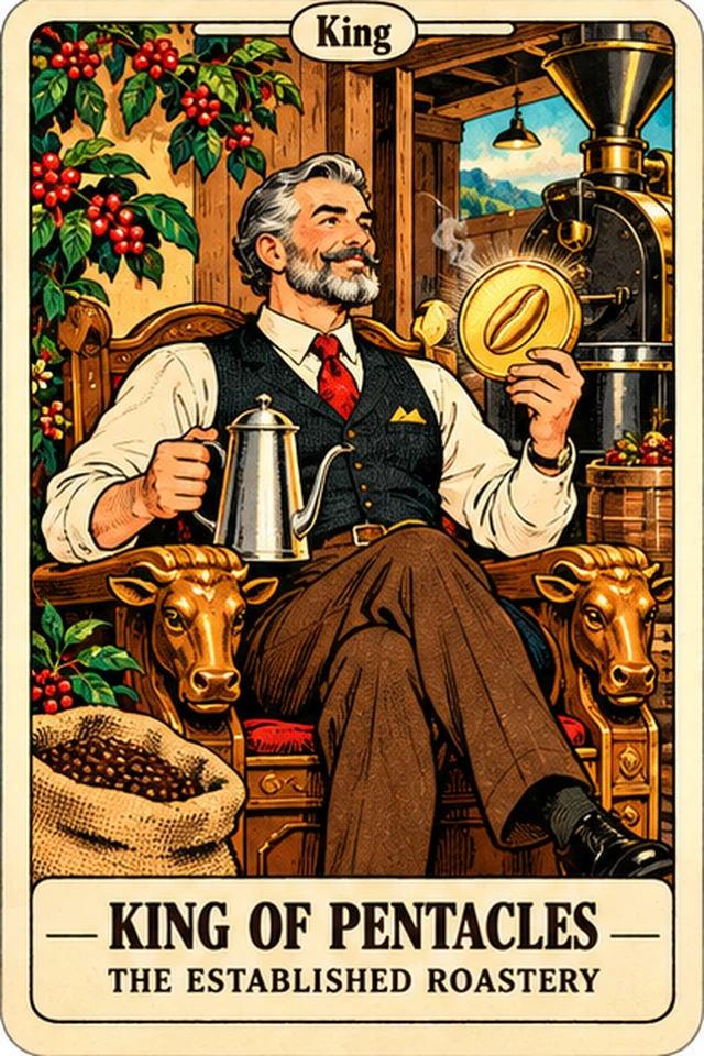 King of Pentacles — The Established Roastery