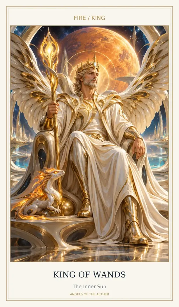 King of Wands — The Inner Sun