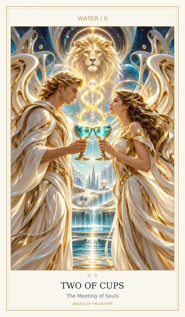 Two of Cups — The Meeting of Souls