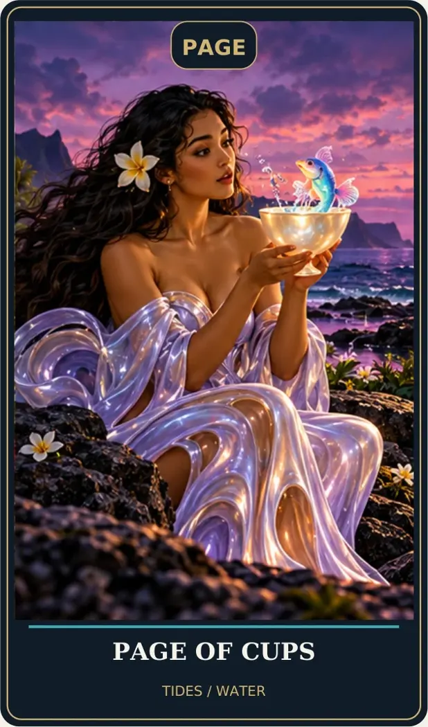 Page of Cups — Tides / Water