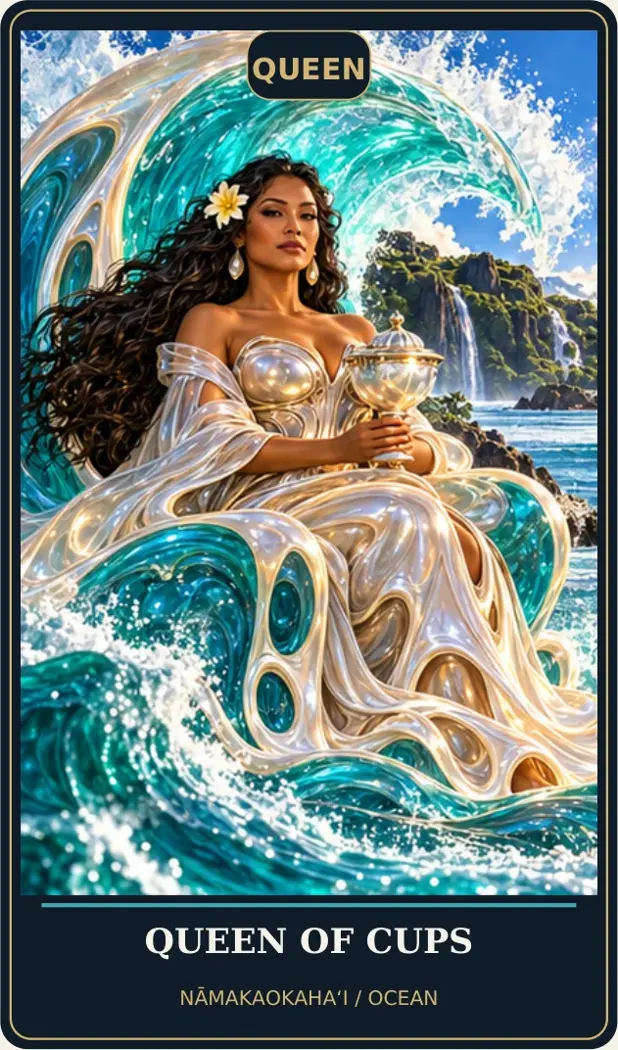 Queen of Cups — NāmakaokahaʻI / Ocean