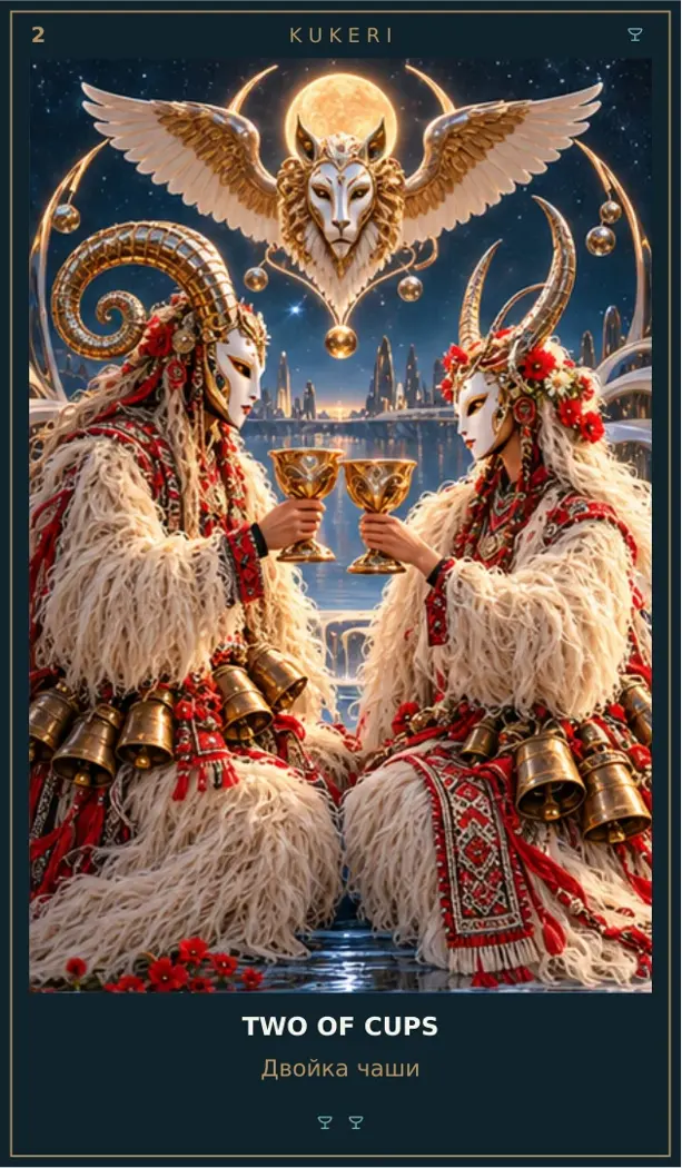 Two of Cups — Cosmic Guardians